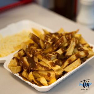 Cheesy Chips served at TKH Fish Bar North Berwick