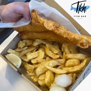 Crispy Fish & Chips served at TKH Fish Bar North Berwick