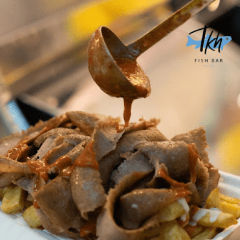 Succulent Kebabs served at TKH Fish Bar in North Berwick